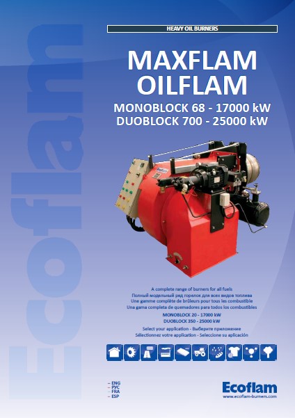 Каталог горелок для всех видов топлива Ecoflam